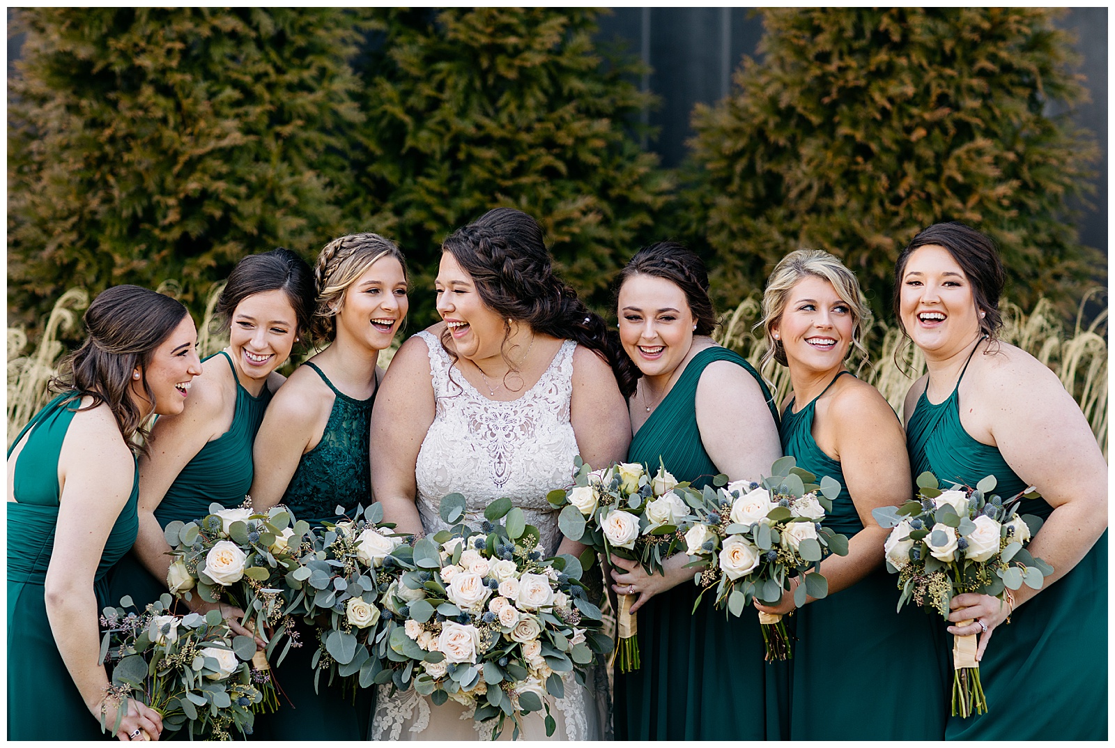 bridesmaids, winter wedding, nashville wedding photographers