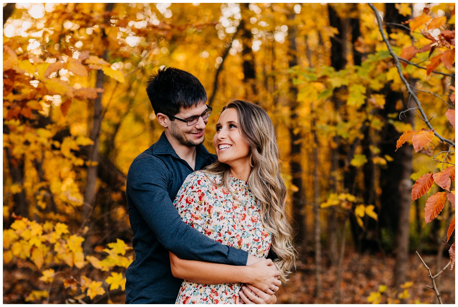 Kentucky Fall Engagement Photography